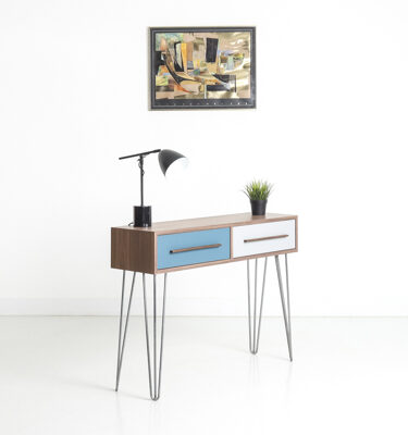 console sur mesure en noyer