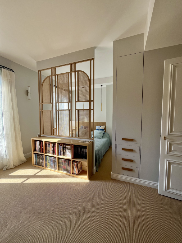 aménagement chambre claustra sur mesure 