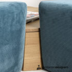 banquette d'angle sur mesure bleu