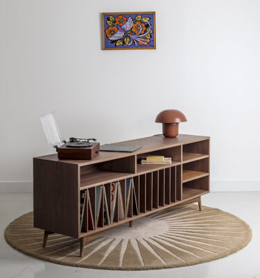 enfilade vinyle en noyer