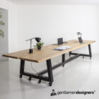 Mobilier de bureau sur mesure en chêne massif