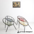 4 fauteuils spider de Hoffer